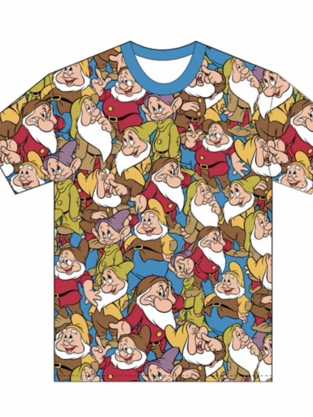 Cakeworthy Snow white And the Seven Dwarf AOP T-SHIRT Disney Shirt Size 2XL